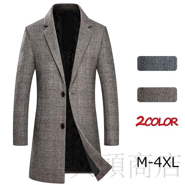 安い購入 チェスターコート メンズ メルトン ロングコート オーバーコート ビジネスコート ウールコート アウター 大きいサイズ 完売 Instalplus Net