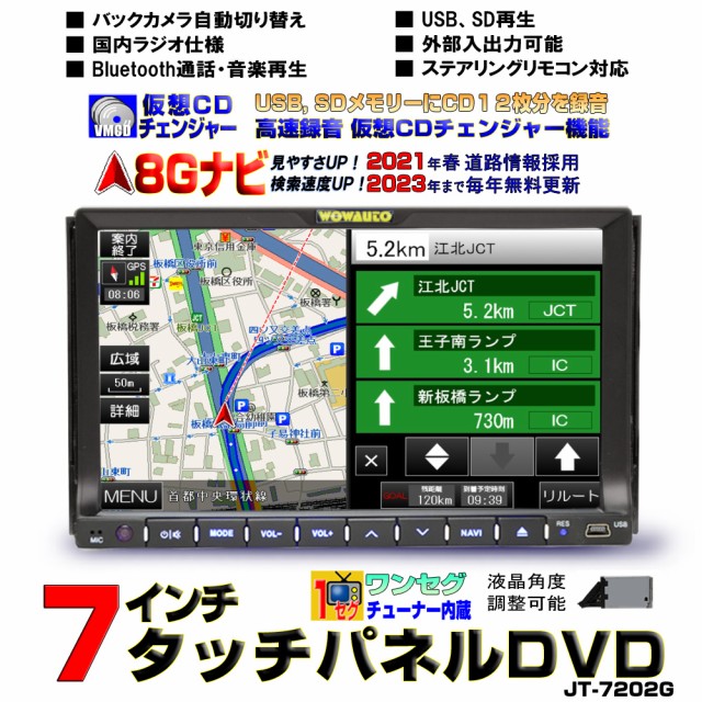 超目玉 ブルートゥース カーナビ 埋 12連装仮想cdチェンジャー 2din７インチカーナビ 車載ｄｖｄプレーヤー 一年保証 21年春版最新8gナビ カーナビ カーオーディオ Sutevalle Org