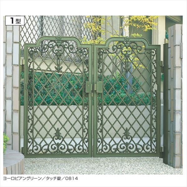 日本最大の 三協アルミ 門扉 ラビロス 1型 両開きセット 門柱タイプ 0712, 天然石ジュエリーハッピーエイト 70c9c4ea