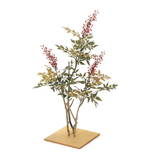 最先端 人工植栽 タカショー グリーンデコ和風 ナンテン 板付 80cm Gd 71 信頼 Carlavista Com
