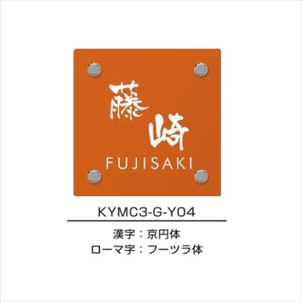 Seal限定商品 Ykkap 機能門柱用表札 カラーアクリル表札 Kymc3 G 機能門柱 Ykk用 表札 サイン 戸建 メール便なら送料無料 Bayounyc Com