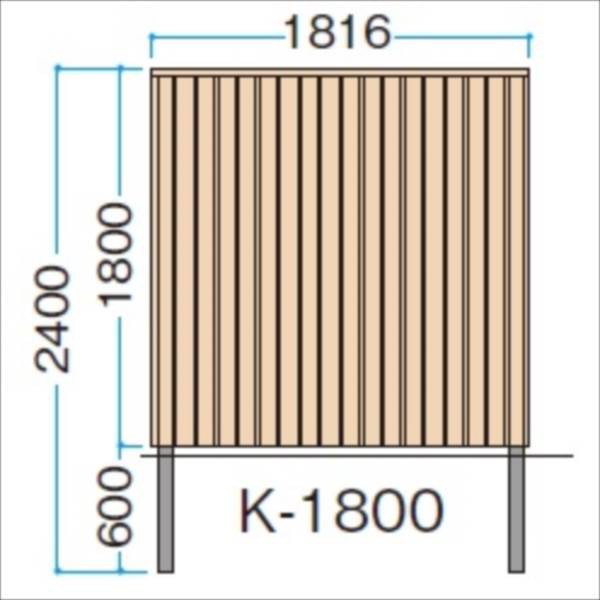 について タカショー K-1800の通販はau PAY マーケット - キロWowma!店｜商品ロットナンバー：217010194 シンプルログセット4型（格子タイプ） （縦貼・柱かくし） 片面タイプ 基本型（両柱） される