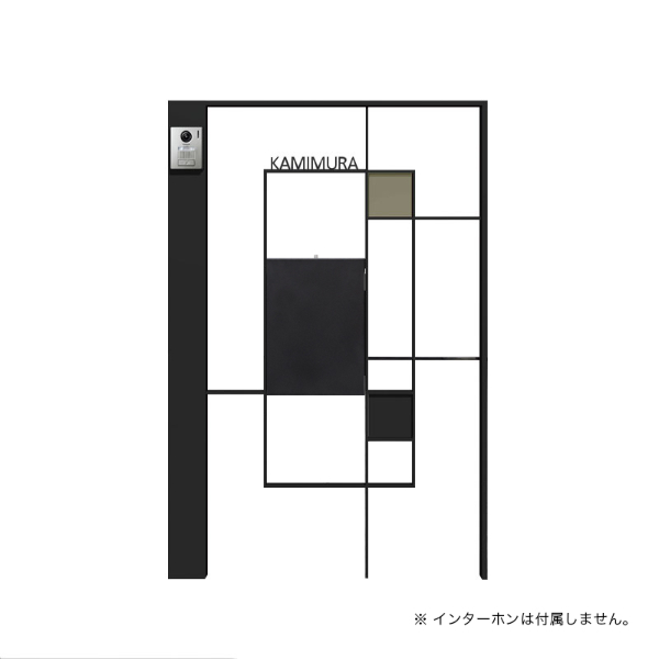 ロックビューティー オンリーワン シンプルフレーム 門塀ユニット Type A 左勝手 Na1 Ffalbmla 機能