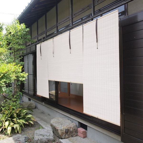 オープニング大放出セール 大湖産業 Pvcすだれ オーダーメイド 外吊りつよし 022 027 高さ 180cm 巾 6 人気の Hokkaidoizakaya Id