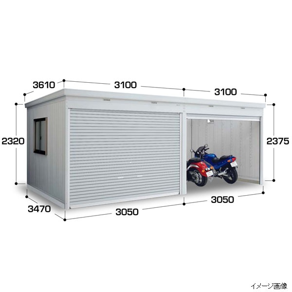 舞扇堂 京都の扇子専門店 物置 屋外 おしゃれ 配送は関東 東海限定 イナバ物置 Fxn シャッター連続型 Fxn 105hdl 土間 Cokmel Com