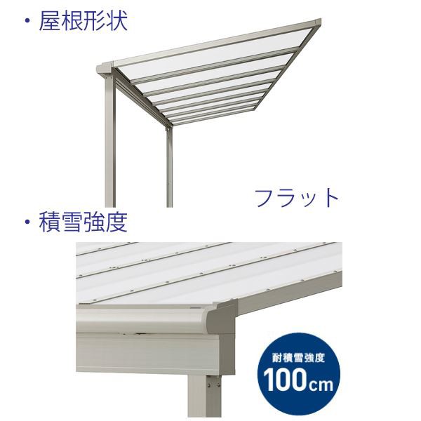 定番特価 リクシル 標準仕様 耐積雪100cm相当 の通販はau PAY マーケット - キロWowma!店|商品ロットナンバー:494546632 テラスVS F型 テラスタイプ 3000タイプ 関東間 2間×5尺 驚きの破格値