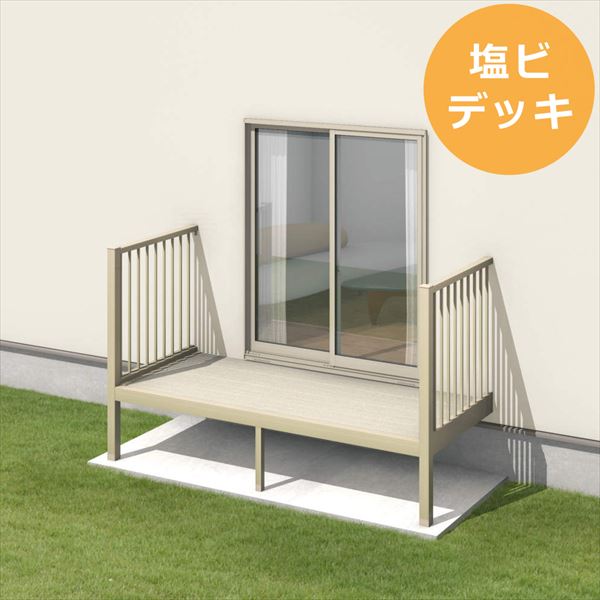 公式オンラインストア 三協アルミ オルネ 庭置き式 フロントオープン たて格子 関東間 1 5間 3尺 塩ビデッキ 後付バルコニー 東京公式通販サイト Fondationtns Org