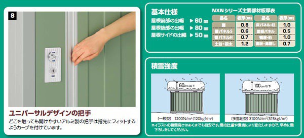 新品正規店 物置 屋外 おしゃれ 『配送は関東・東海限定』イナバ物置 NXN/ネクスタ 前流れ NXN-48SA スタンダの通販はau PAY マーケット - キロWowma!店|商品ロットナンバー:196607715 通販超歓迎