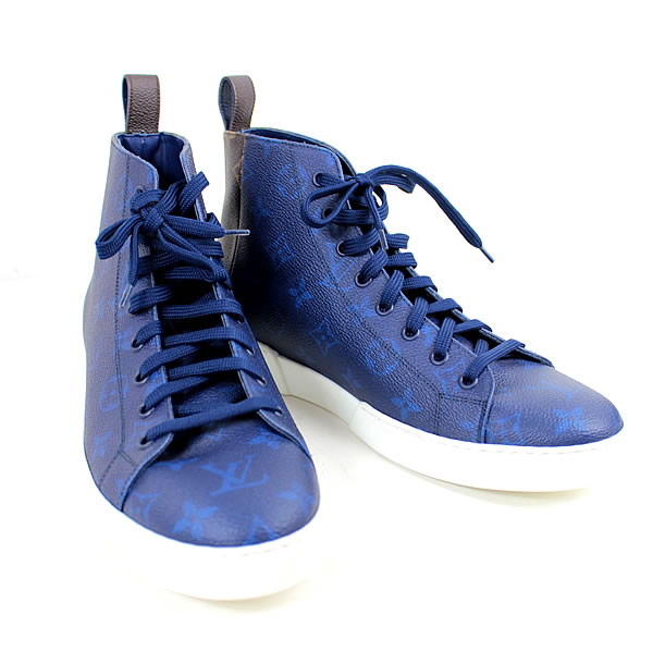 高畠町 ルイヴィトン スニーカー 靴 シューズ モノグラム ハイカットスニーカー 新品同様 サイズ7 N2 Debritoportasautomaticas