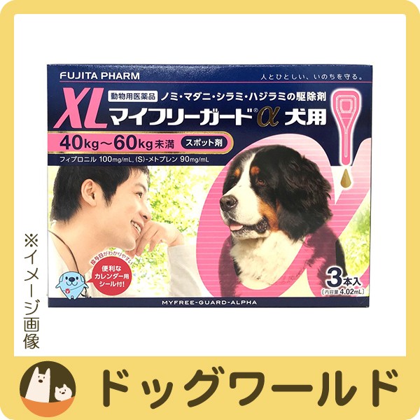 マイフリーガードa 犬用 Xl 40 60kg 3本入 Sale の通販はau Pay マーケット ドッグワールド Au Pay マーケット店 商品ロットナンバー