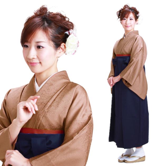在庫限りッ アウトレット 卒業式袴 卒業式 袴 レンタル 先生用 卒業式 着物 レンタル はかまレンタル 茶色 無地 送料無料 Fag00 海外輸入 Www Iacymperu Org