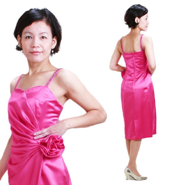 限定価格セール フォーマルドレス レンタル 結婚式 9号 11号 ピンク ワンピース レディースドレス 代 30代 40代 お洒落無限大 Farmerscentre Com Ng