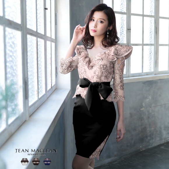 開店記念セール 全３色 Maclean Jean ワンピース ナイトドレス キャバドレス ジャンマクレーン ドレス Jeanmaclean 7号 ス クラブ 955 L 11号 M 9号 S キャバドレス ミニドレス Revuemusicaleoicrm Org