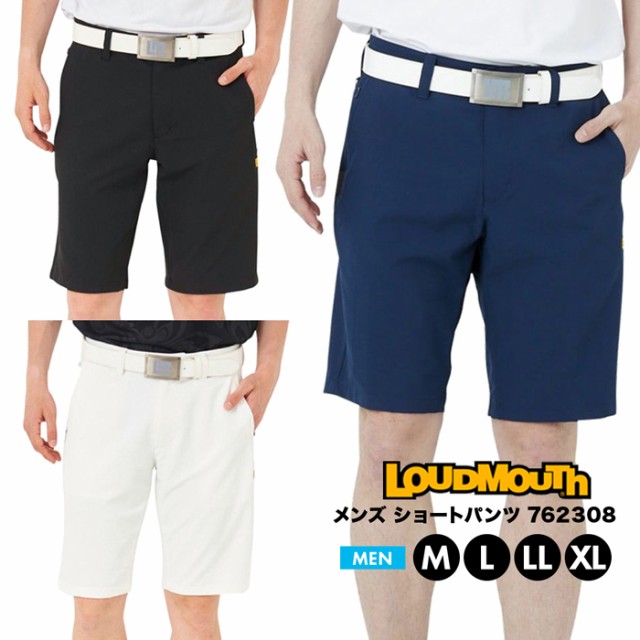 ラウドマウス LOUDMOUTH メンズ ショートパンツ 762608 (997) Navy ネイビー (998) Black ブラック (999) White ホワイト ゴルフウェア