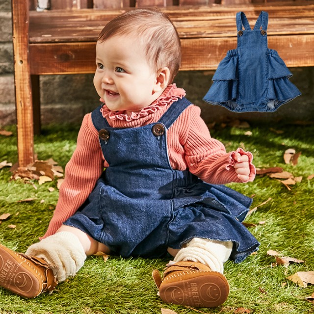 La Stella デニム フリル サロペット 赤ちゃん 女の子 ベビー服 デニムスカート ベビー 服 スカート おしゃれ かわいいの通販はau Wowma ワウマ マタニティ授乳服とベビーのangeliebe 商品ロットナンバー 387256269