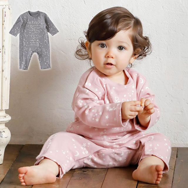 工場直送 前開き ロンパース 星柄 プリント ベビー服 赤ちゃん ベビー用品 長袖 かわいい おしゃれ 女の子 男の子 オールシーズン 通年 長ズボン 店長大暴走 クリアランスsale Www Theitgroup It