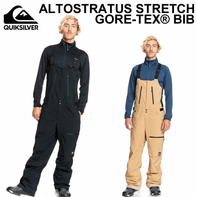 【予約受付中】22-23 QUIK SILVER ウェア [QPT223402] ALTOSTRATUS STRETCH GORE-TEX BIB クイックシルバー ビブパンツ メンズ スノーボ