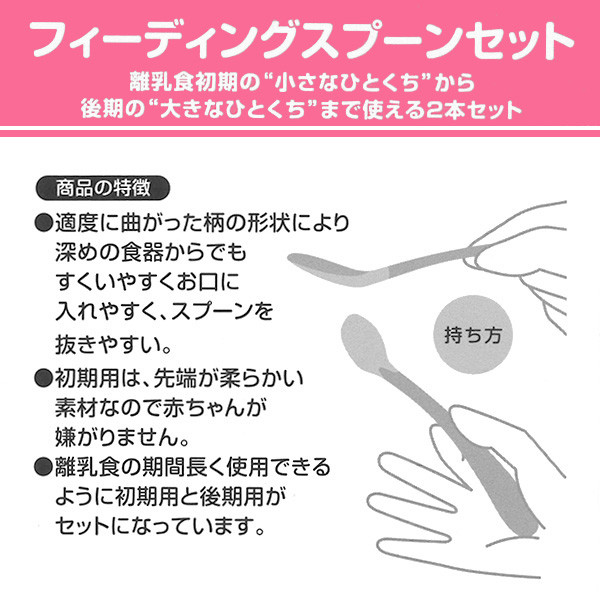 Smartangel フィーディングスプーン 2本セット ケース付き スプーン セット 子供 こども スプーンセット 赤ちゃん 離乳食 ベビー ベビの通販はau Pay マーケット 西松屋チェーン 商品ロットナンバー