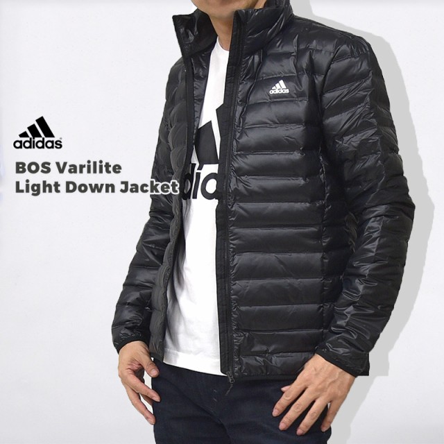 安いそれに目立つ アディダス adidas メンズ ダウンジャケット ロゴ BOS Varilite Light Down JacketBOS  バリライト ライト ダウン ジャケット BS1588 黒:国内最安値！ -longevityomics.org