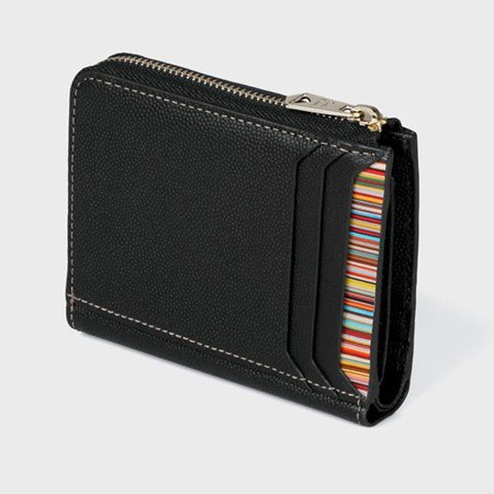 正規品国産 ポールスミス Smithの通販はau PAY マーケット - Clover Leaf クローバーリーフ|商品ロットナンバー:487320657 折財布 ミニ財布 ストライプスロット ブラック Paul 特価最安値