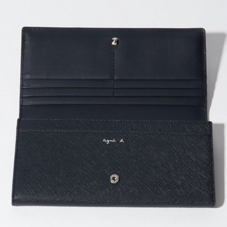 100%新品高品質 アニエスべー PAY マーケット - Clover Leaf クローバーリーフ|商品ロットナンバー:495438311 長財布 フラップロングウォレット ネイビー agnes bの通販はau 通販大得価