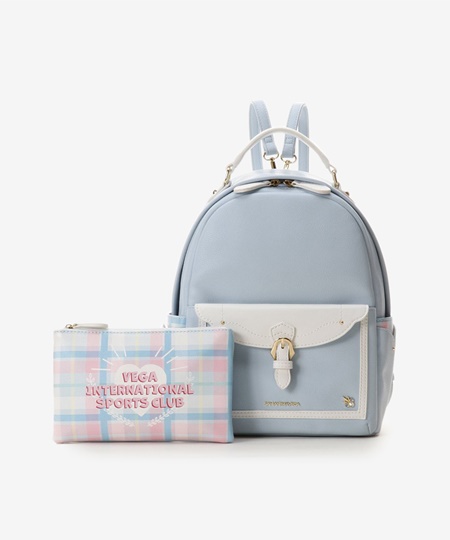 新商品 サマンサタバサ リュック オリジナルチェック ポケットリュック ライトブルー Samantha Vega レビューで送料無料 Startspeakingrussian Com