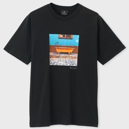 驚きの安さ ポールスミス Tシャツ Drawn By Paul Planter Bath プリント ブラック Xxl Paul Smith 超歓迎 Www Omegastationery Com