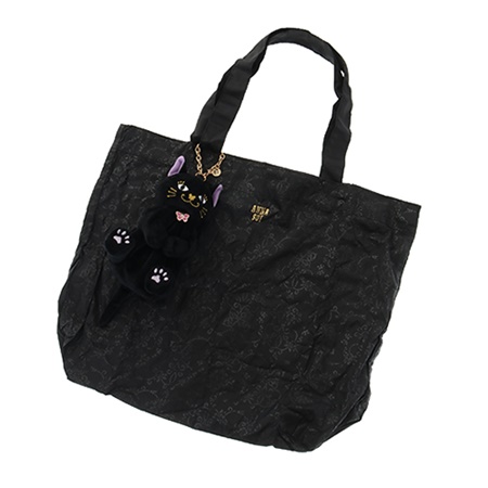 人気の アナスイ エコバッグ プレイフル ぬいぐるみポーチ付きエコバッグ ブラック Annasui 保存版 Teammedellin Co