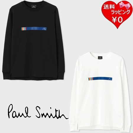 ポールスミス Paul Smith 長袖 長袖シャツ Sports Stripe ロングスリーブTシャツ オーガニックコットン の通販はau