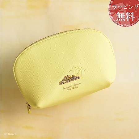 日本最大級 サマンサタバサプチチョイス Samantha Thavasa Petit Choice ディズニーコレクション プリンセスシリーズ ポーチ ベル ペールイエロー 定番人気 Incamin Cl