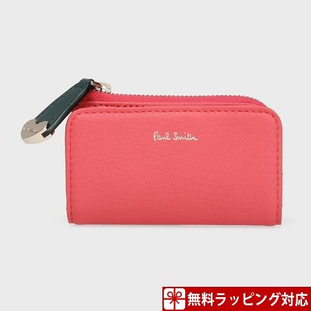 セール開催中 ポールスミス キーケース レディース ハートプル コーラルピンク レッド Paul Smith 即納特典付き Centrodeladultomayor Com Uy