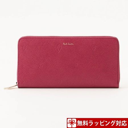 お得 レディース 財布 ポールスミス 長財布 Smith Paul ローズ 限定カラー スミシーハート ラウンドジップ その他財布 Revuemusicaleoicrm Org