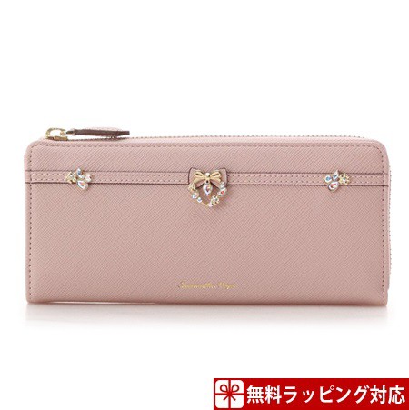 サマンサタバサ 財布 長財布 ビジューリース ラウンド ピンクベージュ Samantha Vegaの通販はau Pay マーケット Clover Leaf クローバーリーフ 商品ロットナンバー