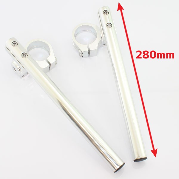 ハンドル 43mm カスタム パーツ ZXR750 ゼファー1100/RS Zの通販はau PAY マーケット - バイクパーツショップ ライズコ 43パイ セパレートハンドル/セパハン キット シルバー 角度調整付 HIタイプ 銀 ハンドル バイクパー