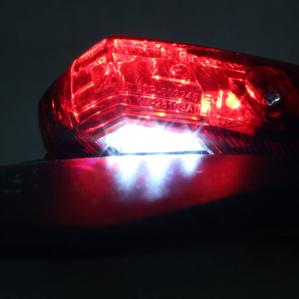 LED エンデューロ テールランプ レッドレンズ XR100モタード XR250 XR400 WR125 WR250 セロー TT250R