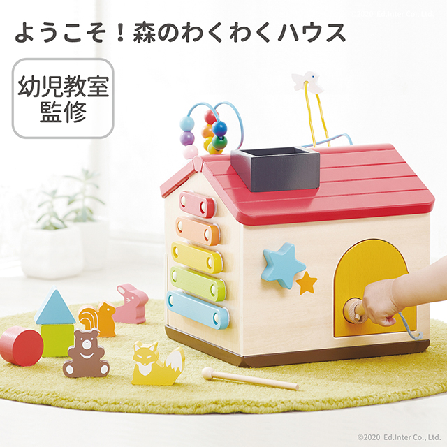 数量限定 特売 送料無料 ようこそ 森のわくわくハウス エドインター 遊び箱 ビーズコースター 森のあそび道具シリーズ 50 Off Carlavista Com