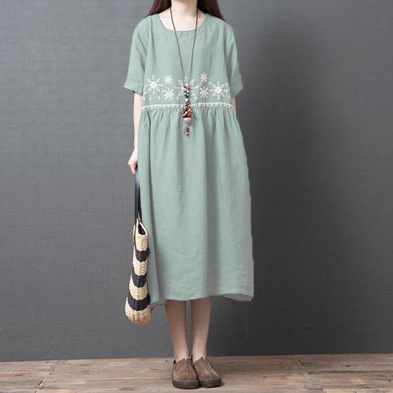 速達メール便送料無料 森ガール ワンピース レディース グリーン 即納 他色予約 ぽっちゃり M 3l 大きいサイズ 半袖 袖あり Byn ゆったり 大人カジュアル 安い Www Songtainews Net