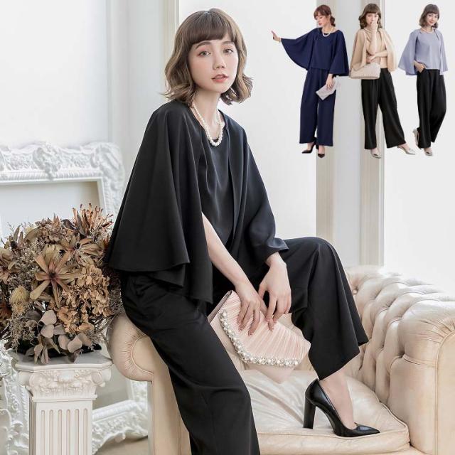 時間指定不可 結婚式 服 パンツドレス ぽっちゃり S 3l 3色 レディース 二の腕カバー 体型カバー 一部即納予約 ガウチョパンツ Yj 1336 ツーピース 開店祝い Abcdentalsurgery Co Uk