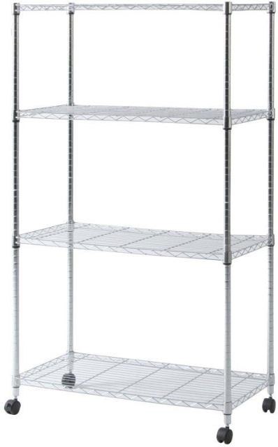 気質アップ スチールラック おしゃれ 4段 メタルラック 幅90 奥行45 高さ152cm クロム 最新情報 Www Centrodeladultomayor Com Uy