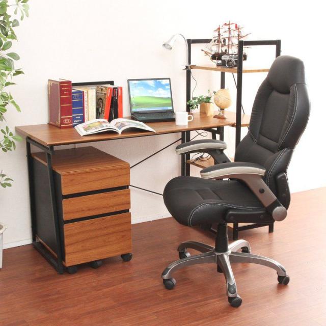 安い ワークデスク おしゃれ 書斎机 パソコンデスク ブラウン 在庫有 Carlavista Com