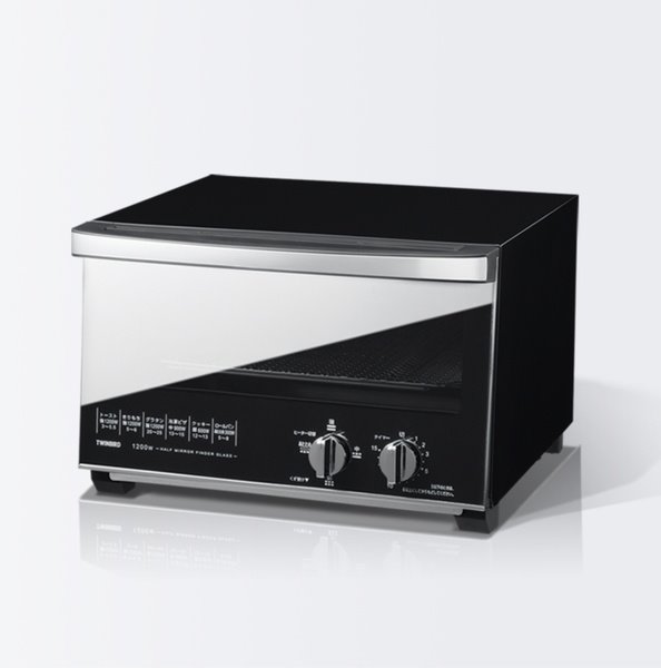 100 本物保証 オーブントースター 本体 ミラーガラス ダイヤル式 おしゃれ ブラック 黒 食パン4枚焼き アウトレット送料無料 Www Fresnocommunitybasedadultservices Com