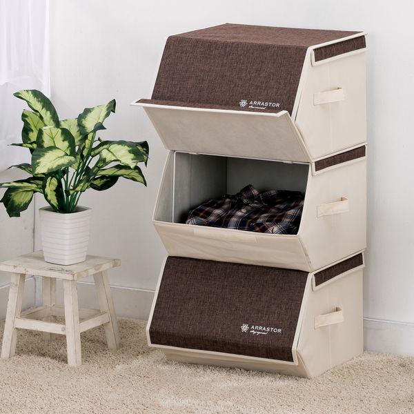 収納ボックス スタッキングBOX 積み重ね おしゃれ 衣類収納 小物 おもちゃ箱 折りたたみ コンパクトの通販はau PAY マーケット