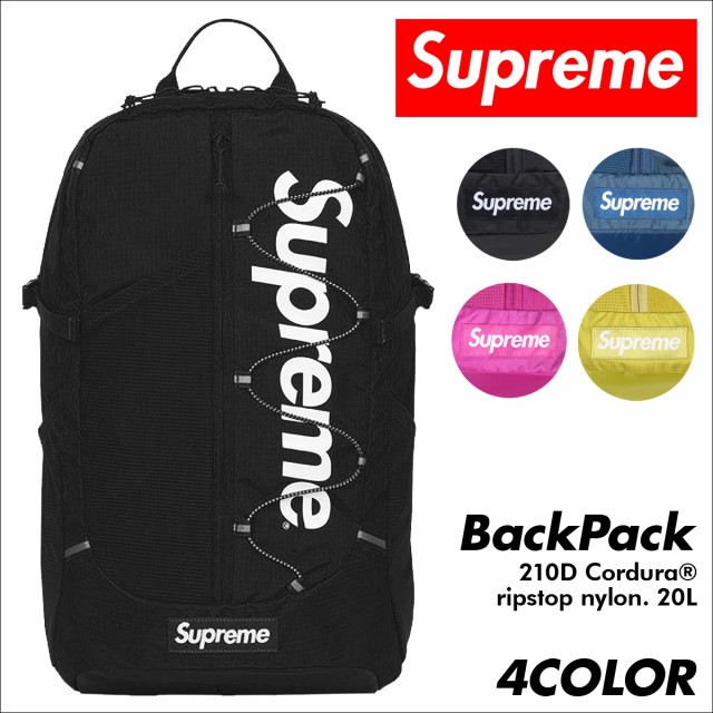 シュプリーム Supreme リュック バックパック メンズ レディース 20L 210D CORDURA RIPSTOP NYLON