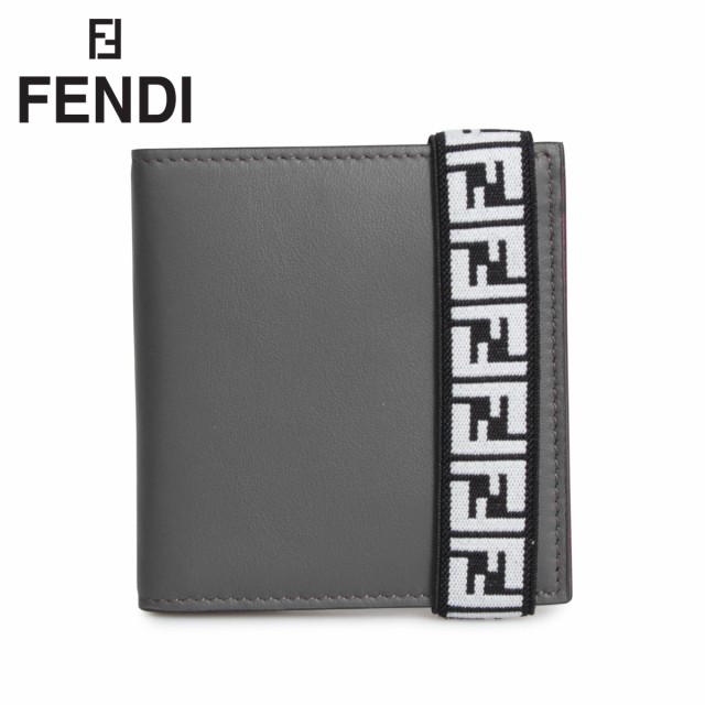 フェンディ FENDI 財布 二つ折り メンズ おすすめ BI-FOLD グレー WALLET 定価の88％ＯＦＦ A8VC 7M0277