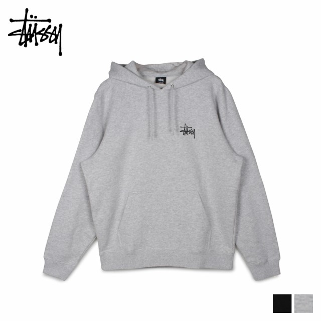 ステューシー Stussy パーカー スウェット プルオーバー メンズ ロゴ Basic Stussy Hood ブラック グレー 黒 8 11 新入荷 の通販はau Pay マーケット スニークオンラインショップ Au Pay マーケット店 商品ロットナンバー