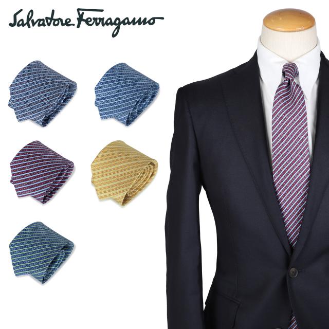 お洒落 サルヴァトーレ フェラガモ Salvatore Ferragamo ネクタイ メンズ シルク ブランド 結婚式 Tie 数量限定 Www Socattkenya Org