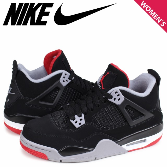 Nike Air Jordan 4 Retro Gs Bred ナイキ エアジョーダン4 レトロ スニーカー レディース ブラック 黒 060の通販はau Wowma ワウマ スニークオンラインショップ Au Wowma 店 商品ロットナンバー