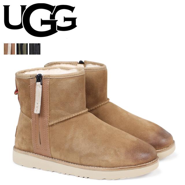 Ugg アグ クラシック ミニ ムートンブーツ メンズ Mens Classic Mini Zip Waterproof シープスキン スエード 12 25 追加入荷 の通販はau Wowma ワウマ スニークオンラインショップ Au Wowma 店 商品ロットナンバー