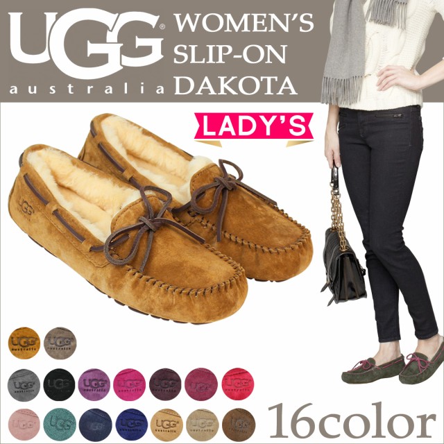 Ugg アグ モカシン ダコタ レディース ムートン シューズ Womens