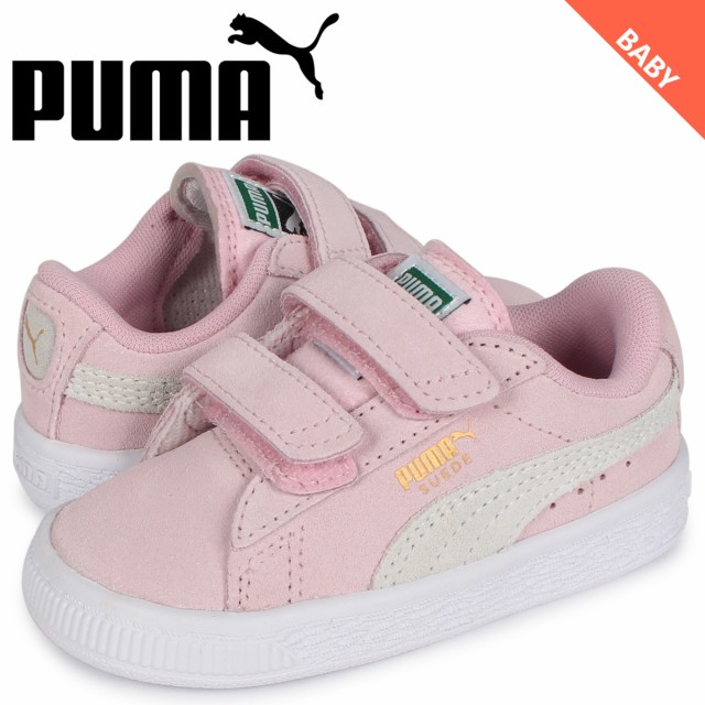 プーマ Puma スウェード 2ストラップ スニーカー ベビー キッズ Baby Suede 2 Strap Kids ピンク 23の通販はau Pay マーケット スニークオンラインショップ Au Pay マーケット店 商品ロットナンバー